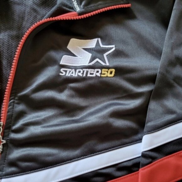 STARTER X Budweiser 50th Anniversary Full Zip Jacket Black Label Red 032026 - Picture 5 of 10